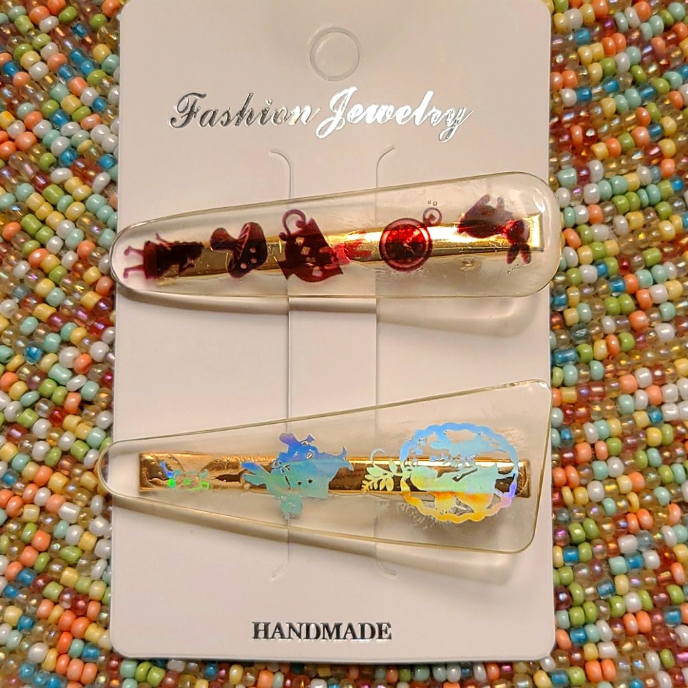 Alice in Wonderland Barrette Set